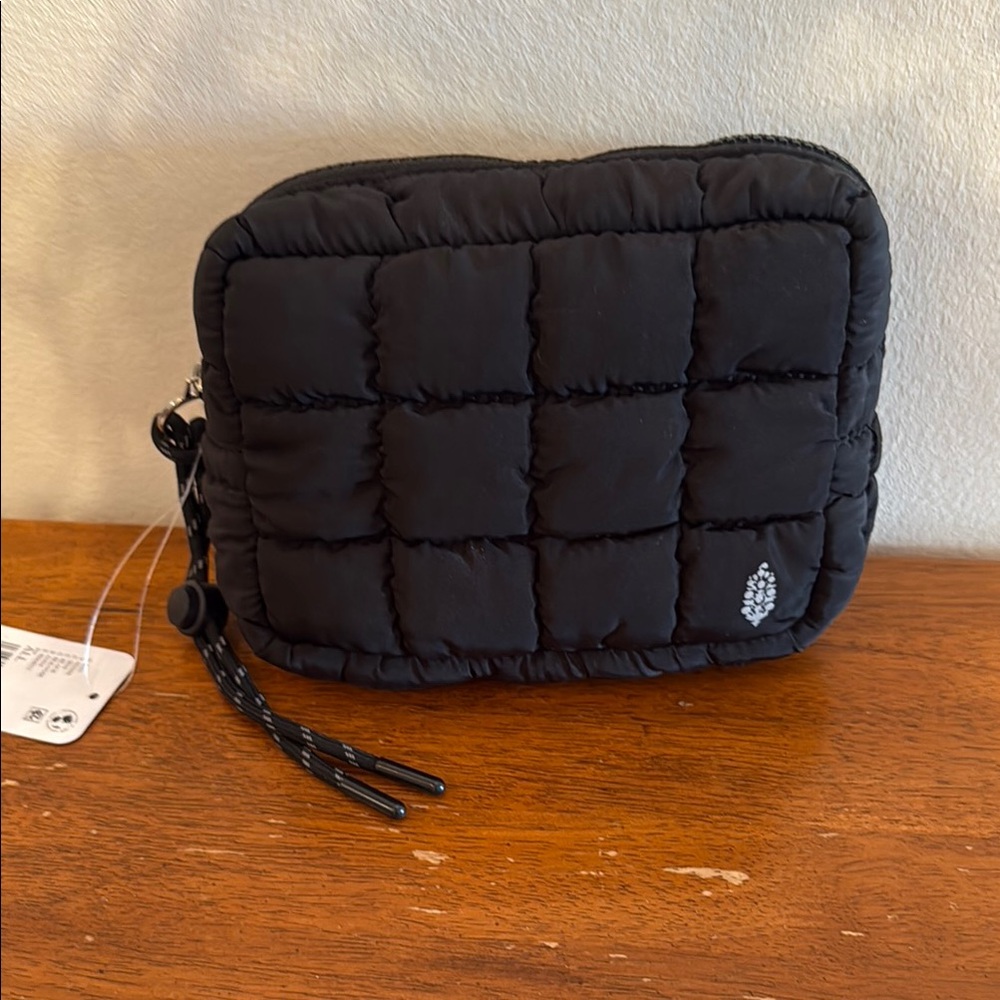 Black Quilted Crossbody Bag